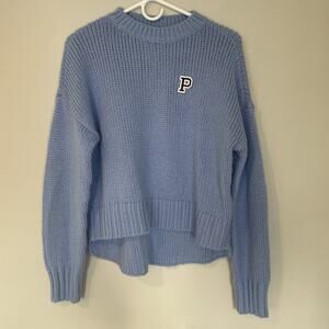 Victoria's Secret PINK Boyfriend Oversized Pullover Knit Sweater Womens Size XS